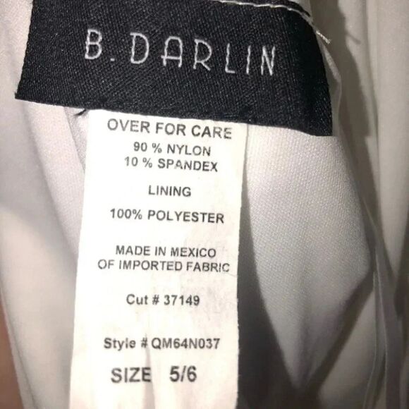 B Darlin White Lace Hi/Lo Dress Size 5/6 NWT - Picture 6 of 7